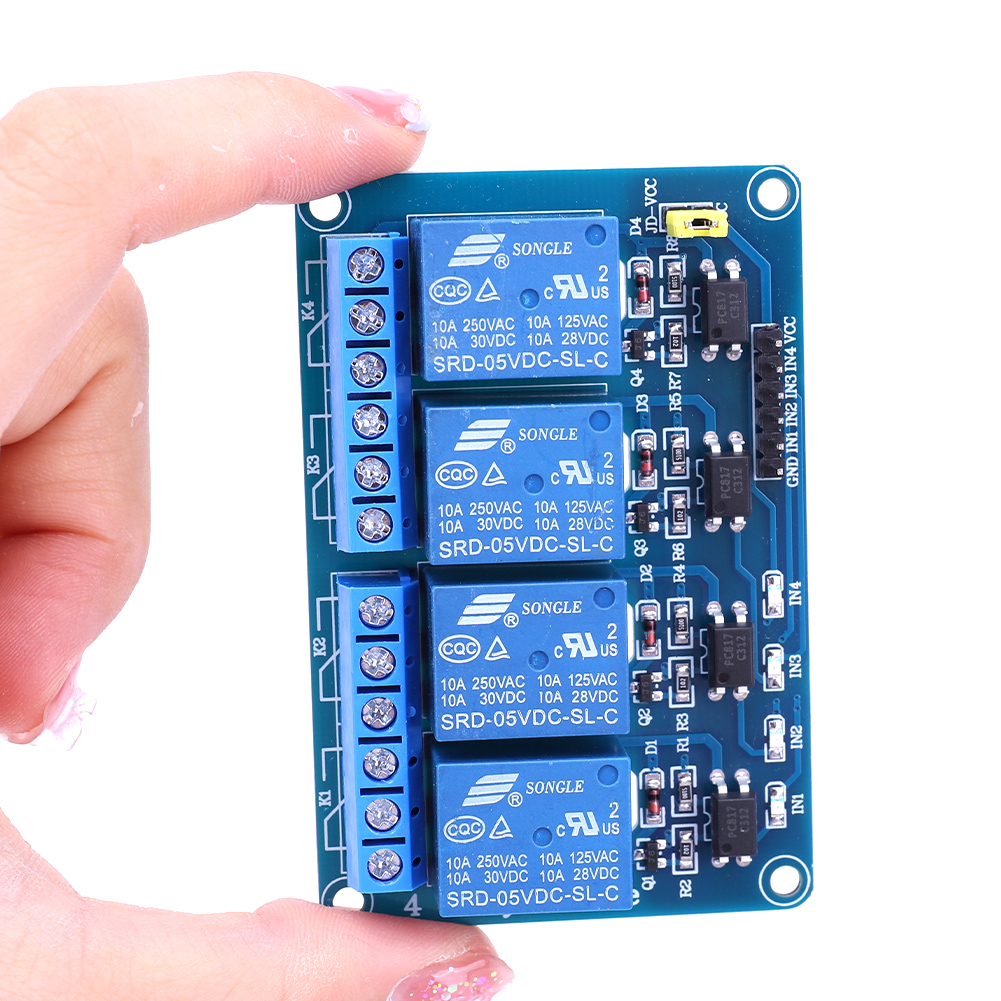 Home Automation Arduino - Scheda relè a 4 canali 5V