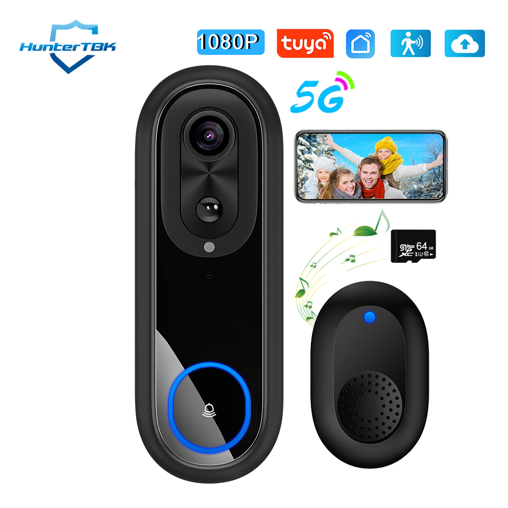 Smart Doorbell Wired - Campanello video WiFi 5G 2.4G Campanello