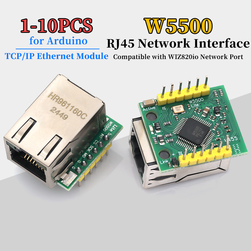 Ethernet Module W5500 - Modulo Ethernet TCP/IP W5500 da 1/5/10