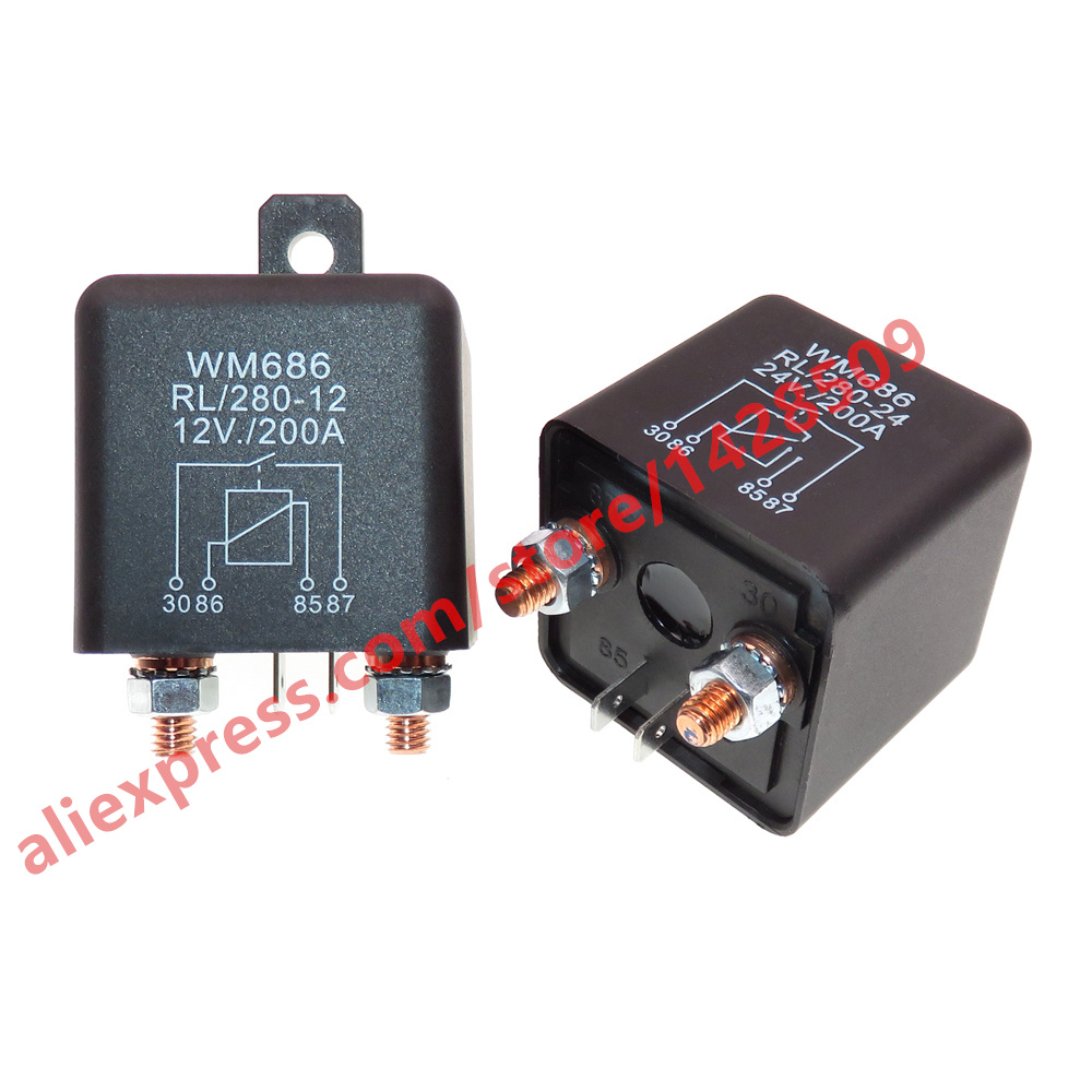 Shelly Relay Module - Ad alta potenza 200A/DC12V/24V/48V Relè 4