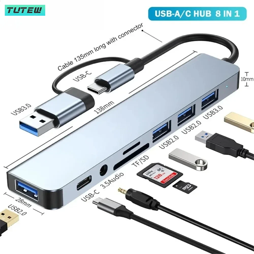 Home Assistant Sd - Hub USB C 8 in 1