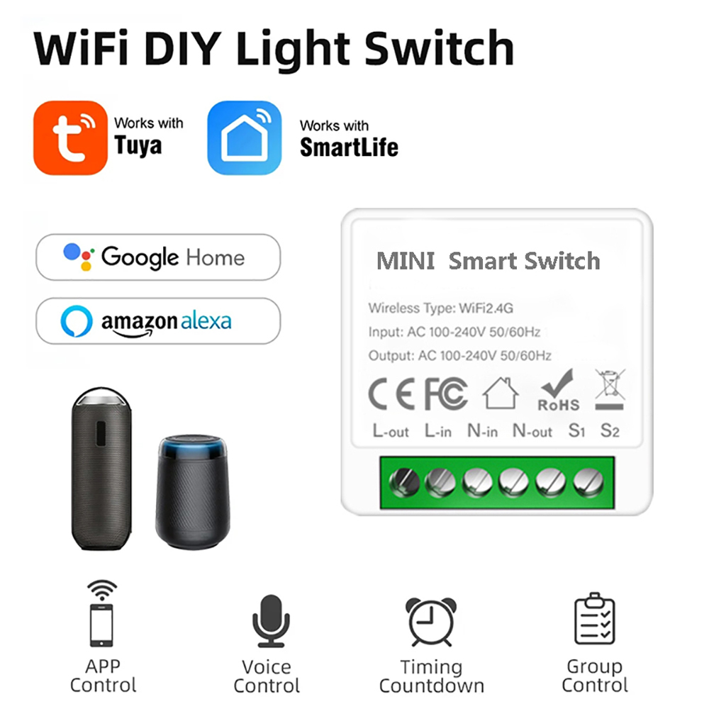 Diy Home Automation Controller - Controllo bidirezionale Tuya Mini 16A WiFi