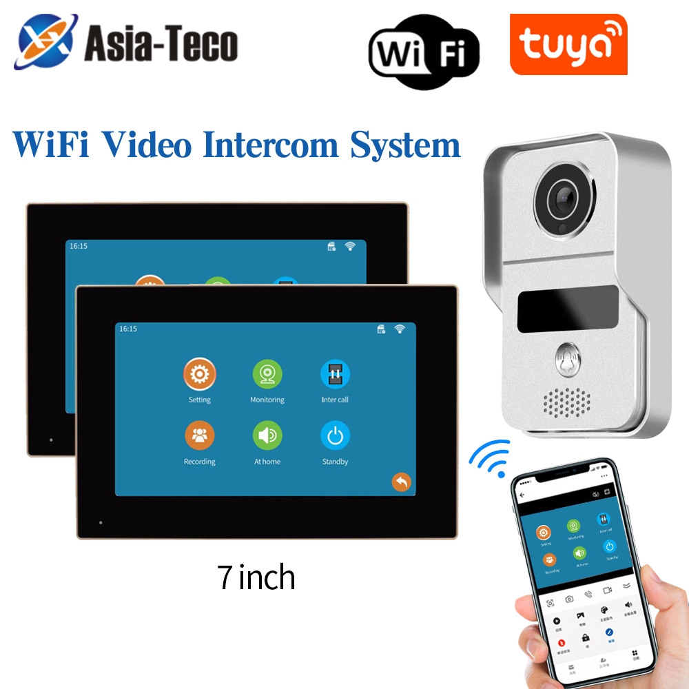 Smart Doorbell Wired - Videocitofono WiFi da 7 pollici 1080P