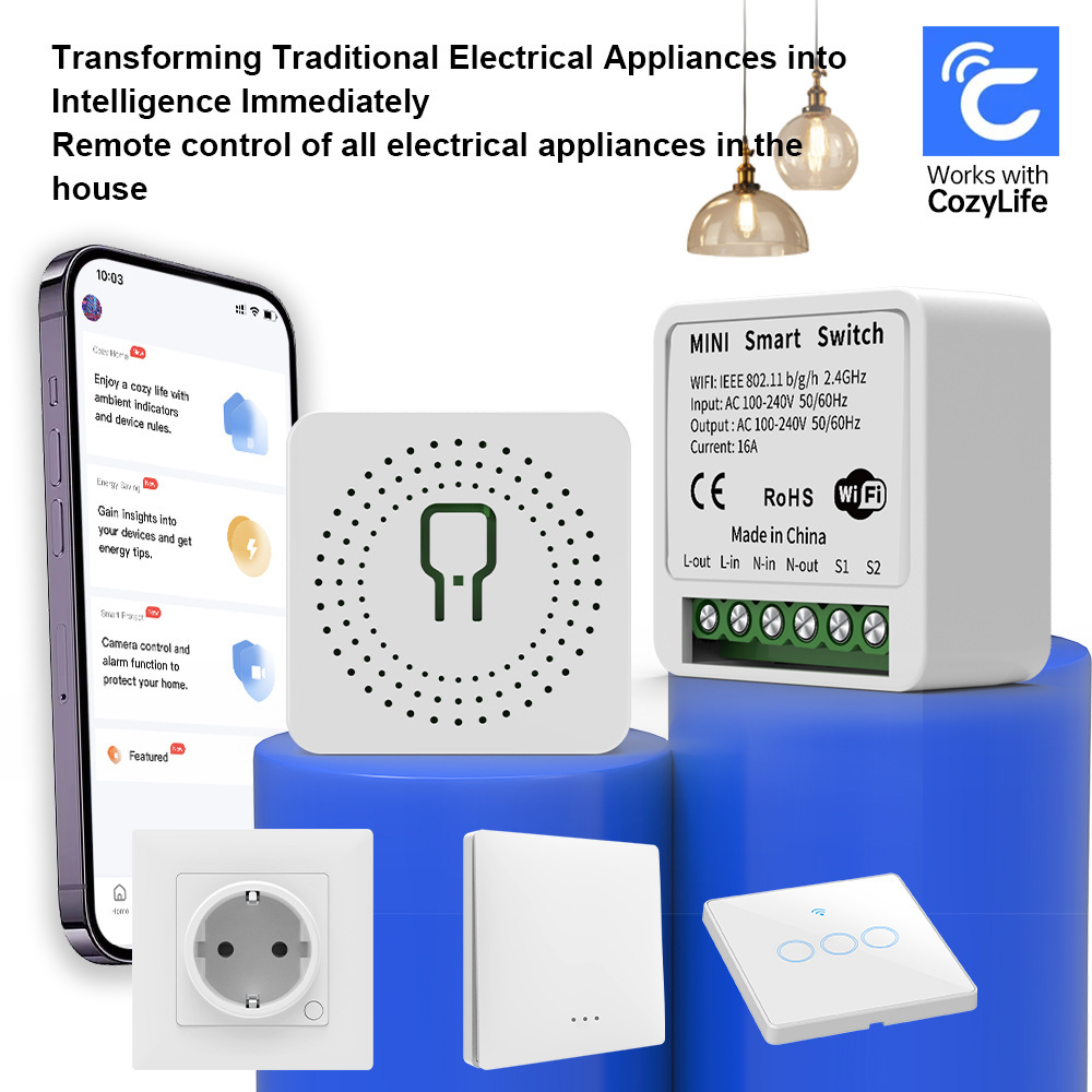 Diy Smart Home Automation Devices - Modulo Relè WiFi per Casa Intelligente