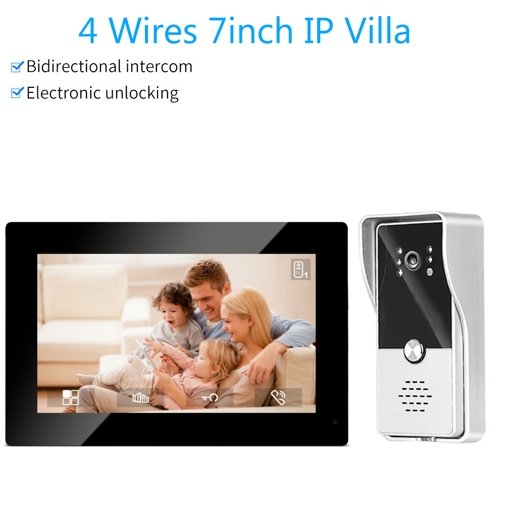 Smart Doorbell Wired - Videocitofono cablato a colori da 7