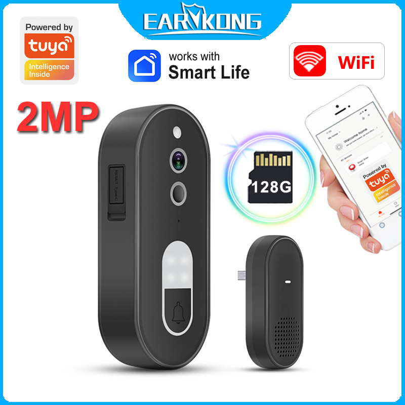 Smart Doorbell Wired - Campanello Video WiFi Compatibile con Tuya