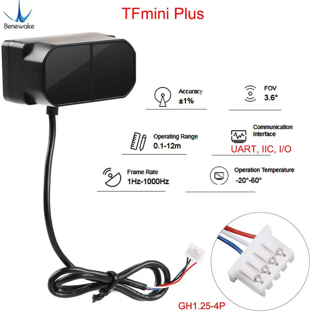2PCS TFmini Plus Lidar Range F - Home Automation Arduino recensione e prezzo