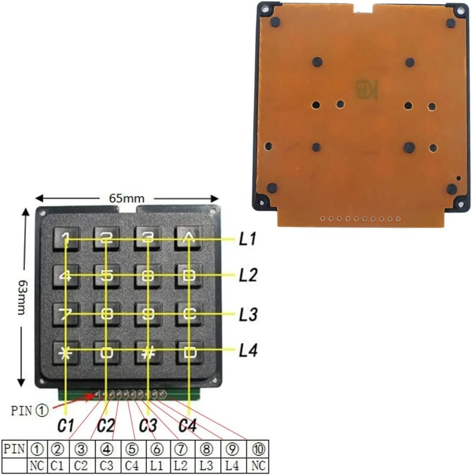 Tastiera a Membrana 4x4 con 16 - Home Automation Arduino recensione e prezzo