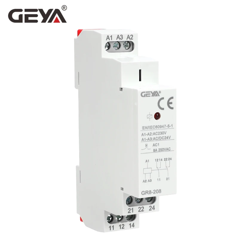 GEYA GR8-208 Relè ausiliario I - Shelly Relay Module recensione e prezzo