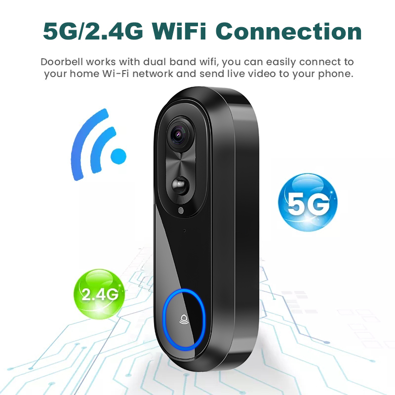Campanello video WiFi 5G 2.4G  - Smart Doorbell Wired recensione e prezzo