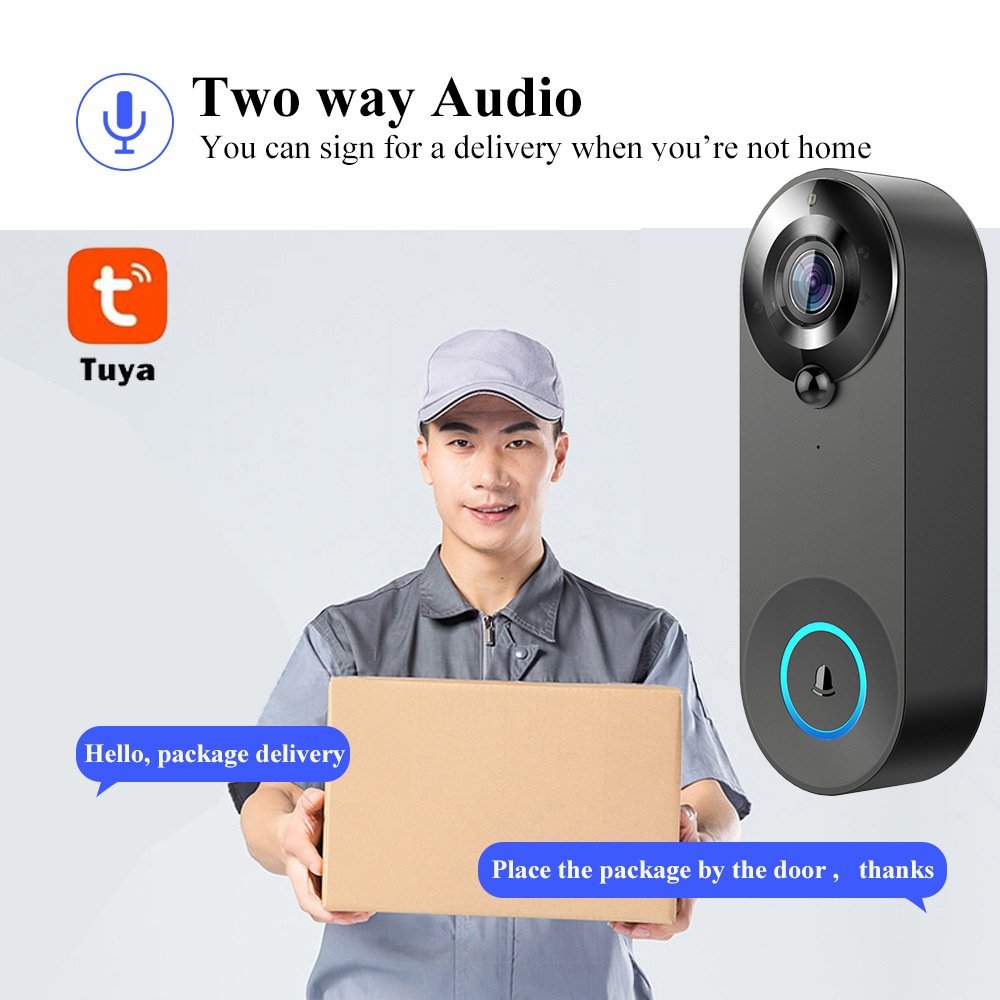 Tuya 1080P Wireless WIFI Campa - Smart Doorbell Wired recensione e prezzo