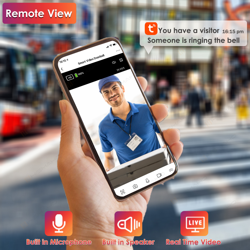 Tuya WiFi campanello telecamer - Smart Doorbell Wired recensione e prezzo