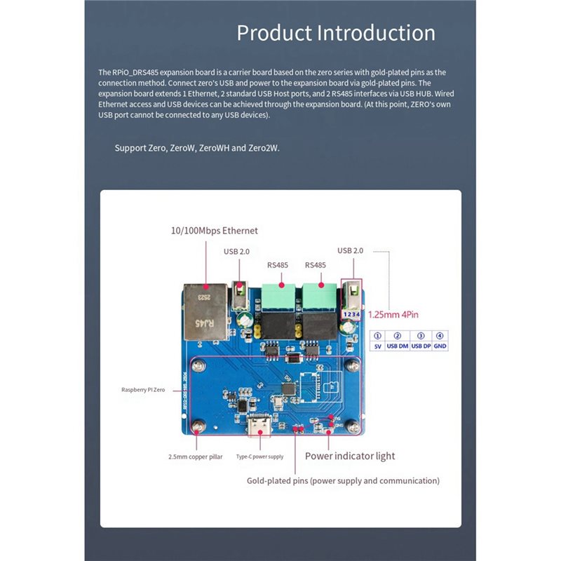 Scheda di Espansione Rpi0-DRS4 - Pi Zero W Board recensione e prezzo