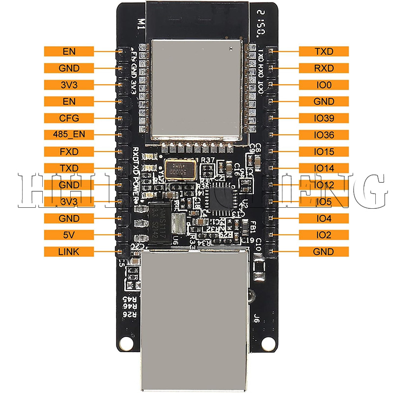 10-1PCS WT32-ETH01 Porta seria - Ethernet Module W5500 recensione e prezzo
