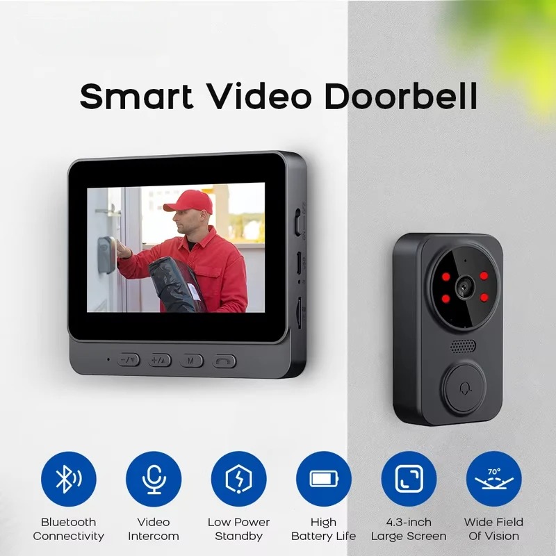 Campanello Intelligente M8 con - Smart Doorbell Wired recensione e prezzo