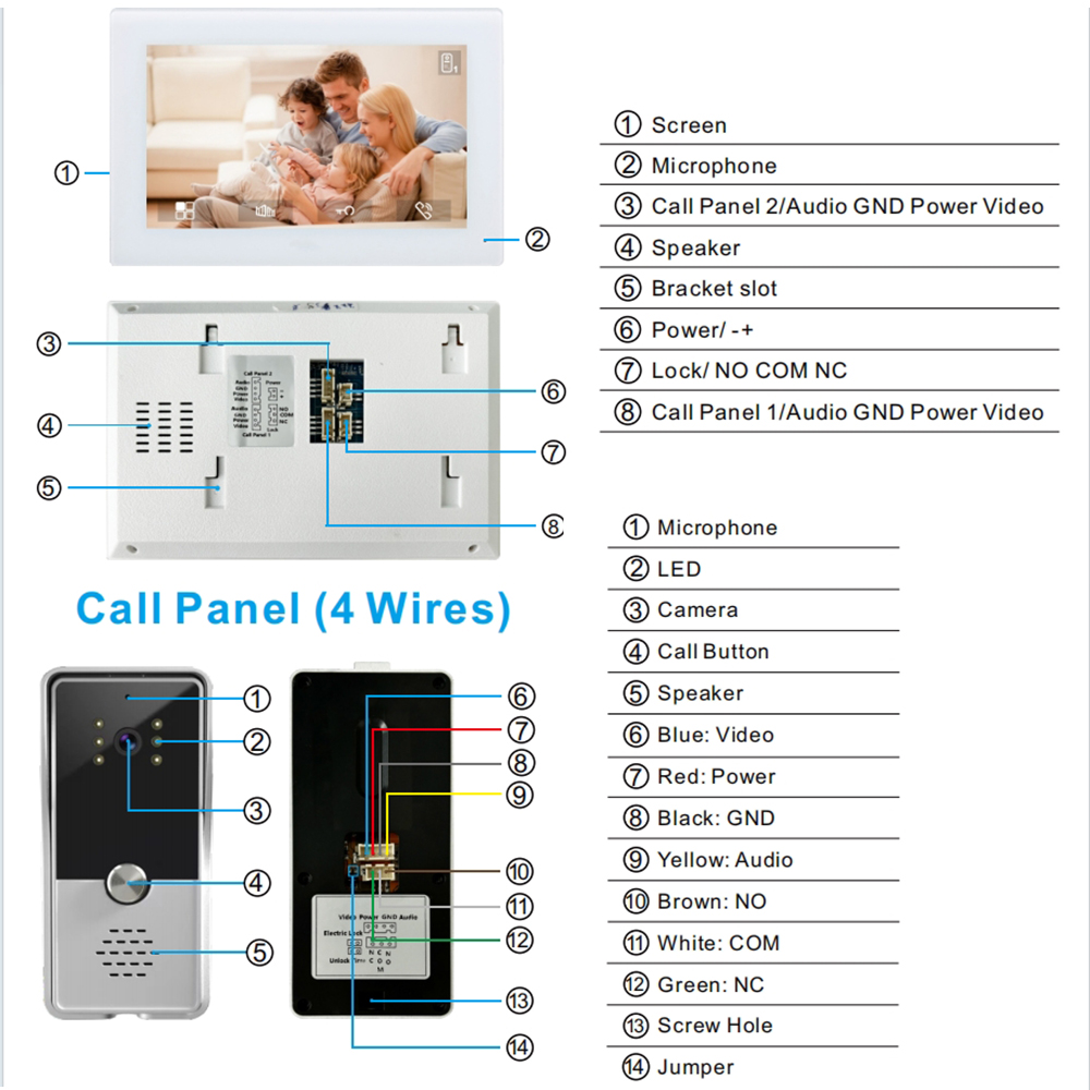 Videocitofono cablato a colori - Smart Doorbell Wired recensione e prezzo